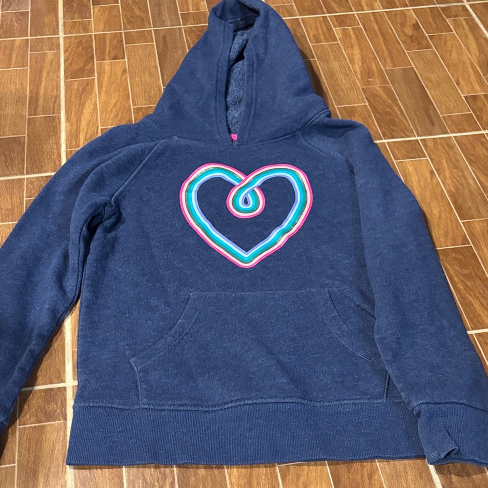 🌈4/$25🌈 Blue Hoodie with Heart Design